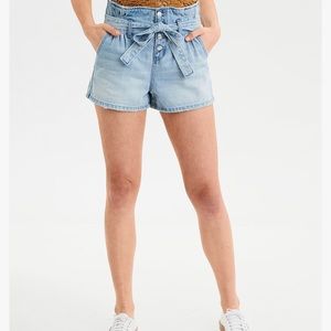 american eagle paper bag mom shorts